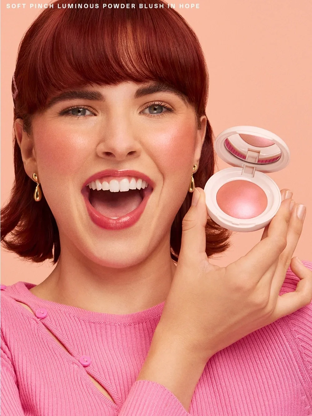 NEW Rare Beauty Soft Pinch Luminous Powder Blush 2.8 g Full Size - Hope